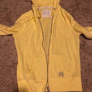Victoria’s Secret Pale yellow hoodie